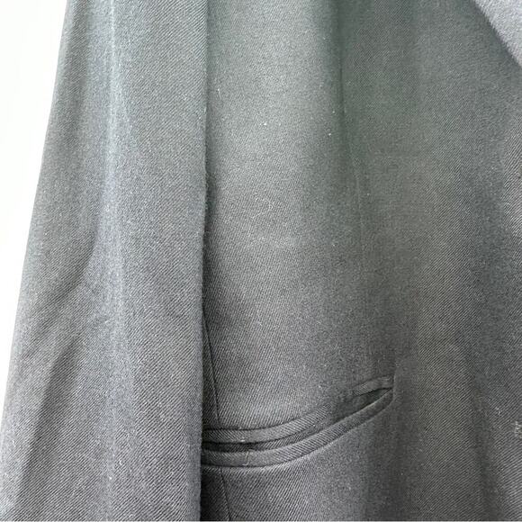 J. Crew Factory Wool Blend Navy Blue Long Sleeve Button Blazer Size 10 - Picture 8 of 10